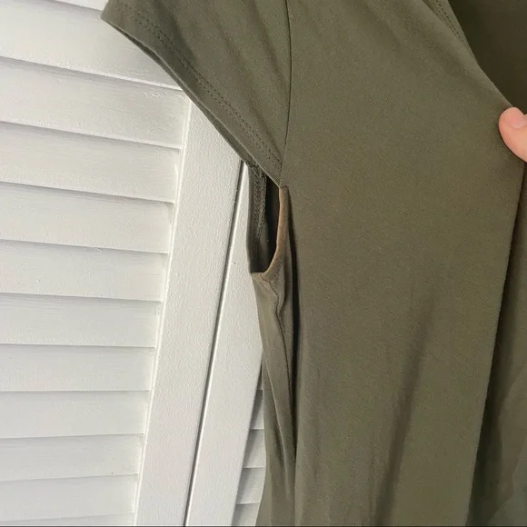 Ann Taylor Green Wrap Dress - Picture 6 of 7